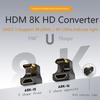360 Degree U Shape HDTV Adapter HDMI 2.1 Male To Female 8K@60Hz Connector for Portable Display Monitor Accessories Up&Down Angle