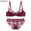DKGEA Lace Bra Set Transparent Underwear Sexy Women Brassiere Plus Size