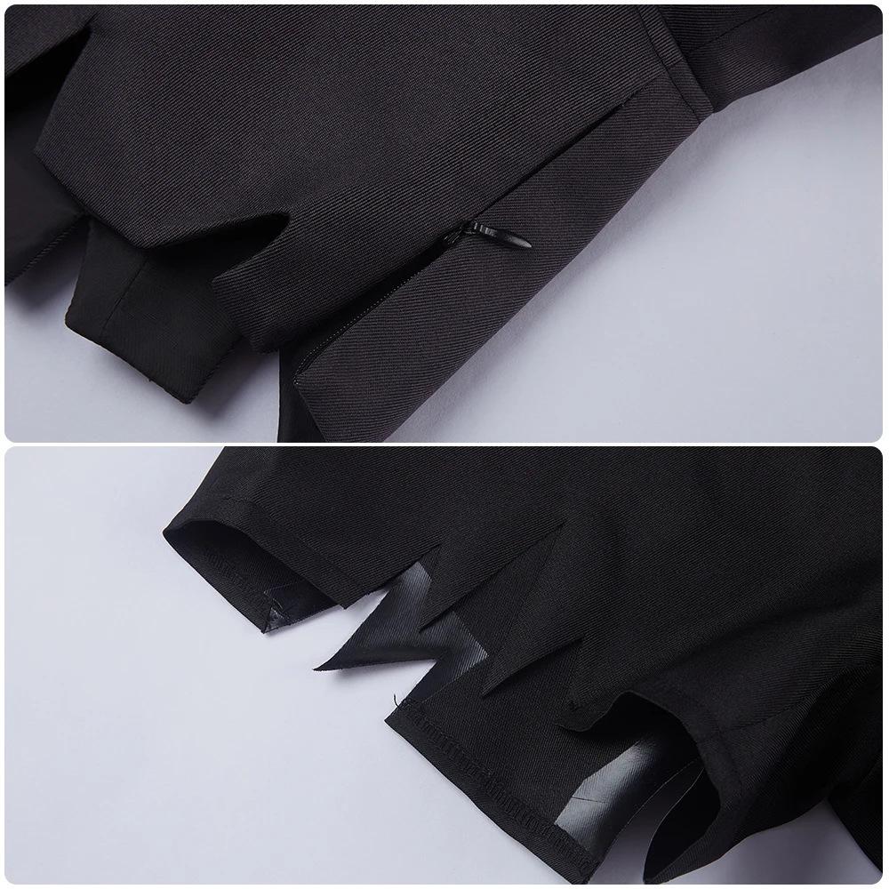 Костюм для косплея Helluva Cos Boss для Луны Луни Туни Женский жилет на шею Шорты Костюм Черный костюм-униформа Наряды для Хэллоуинской вечеринки