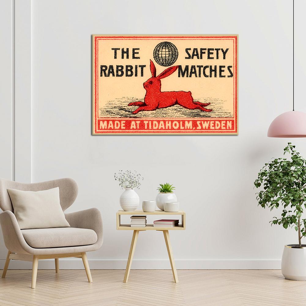 Лев Кот Журавль Кролик Картина Печать Холст Плакат Винтаж Классика Настенное Искусство Животное Картина Гостиная Домашний Декор Стены Cuadros