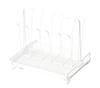 Металлическое стеклянное подставка с подносом, Blanc Kitchen HB-3609 Белый (ок.) Ширина 22 x Глубина 16,5 x Высота 18,5 см