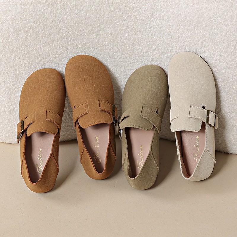 Модные женские туфли с круглым носком, повседневные женские туфли, универсальные осенние мягкие туфли на плоской подошве, мокасины в стиле ретро, удобные туфли для женщин