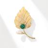 Senior Brooches Flower Leaf Brooch Pins for Women Suit Pendant Fashion Brooches Jewelry