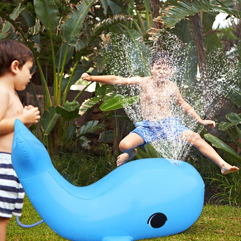 Детская летняя надувная игрушка-разбрызгиватель, уличная игрушка-спрей, газонный коврик для разбрызгивания воды Дельфином для детей