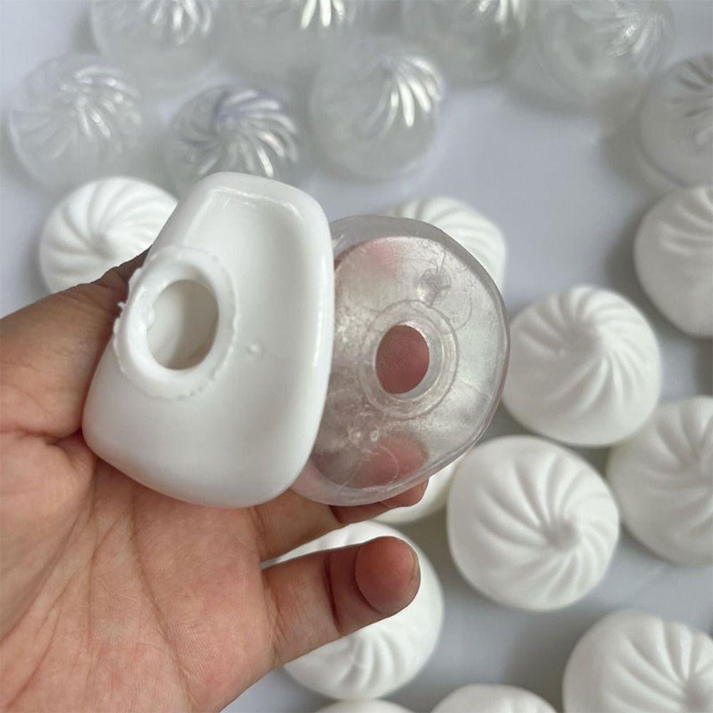 Blank Craft DIY Steamed Bun With Plug DIY Empty Ball Skin Dumpling Squishy Adults Beginners