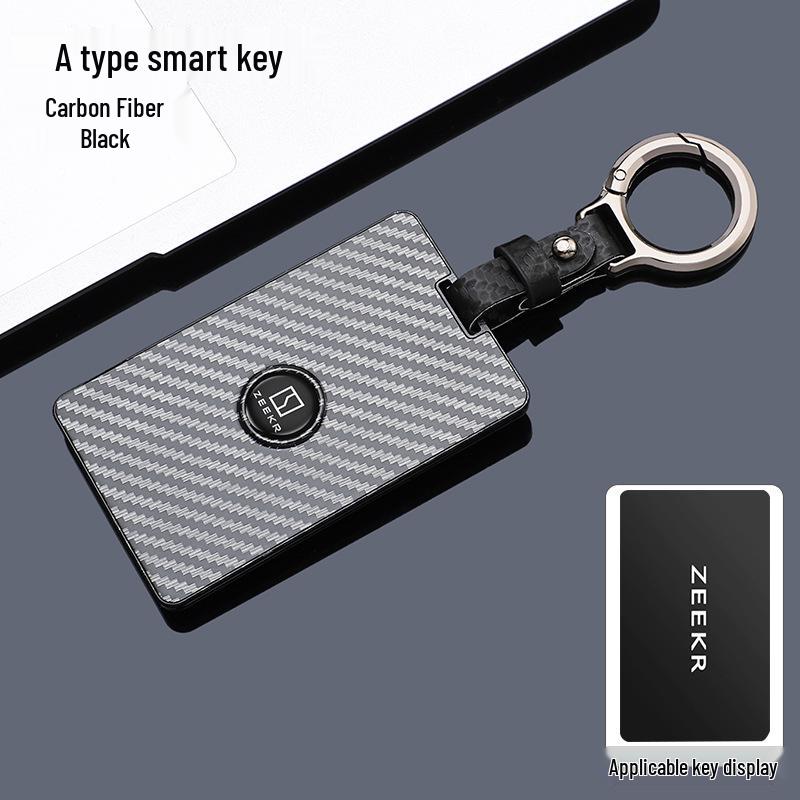 Держатель NFC-ключ-карты для Zeekr 001/009, дизайн из углеродного волокна