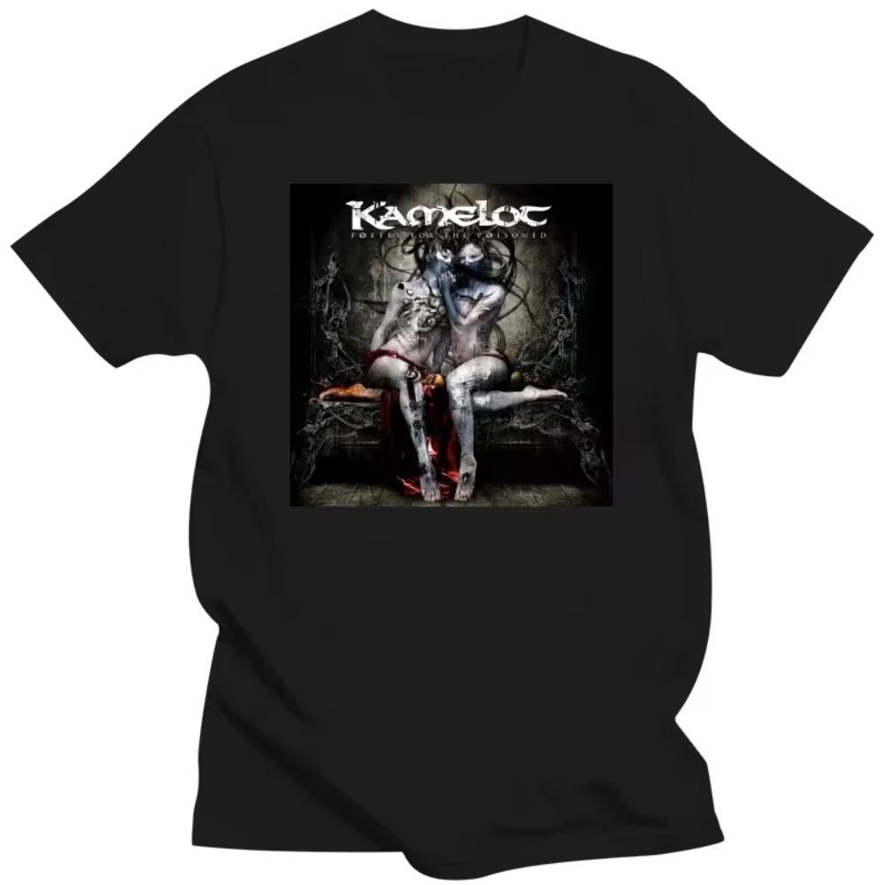 Новые мужские модные футболки в стиле пауэр-метал Kamelot, повседневные, хип-хоп, футболки, топы, одежда в стиле Харадзюку
