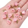 11x14mm 2-10Pcs acrylic lily of the valley flower bud beads plated with colored loose beads, handcrafted DIY making jewelry 2029
