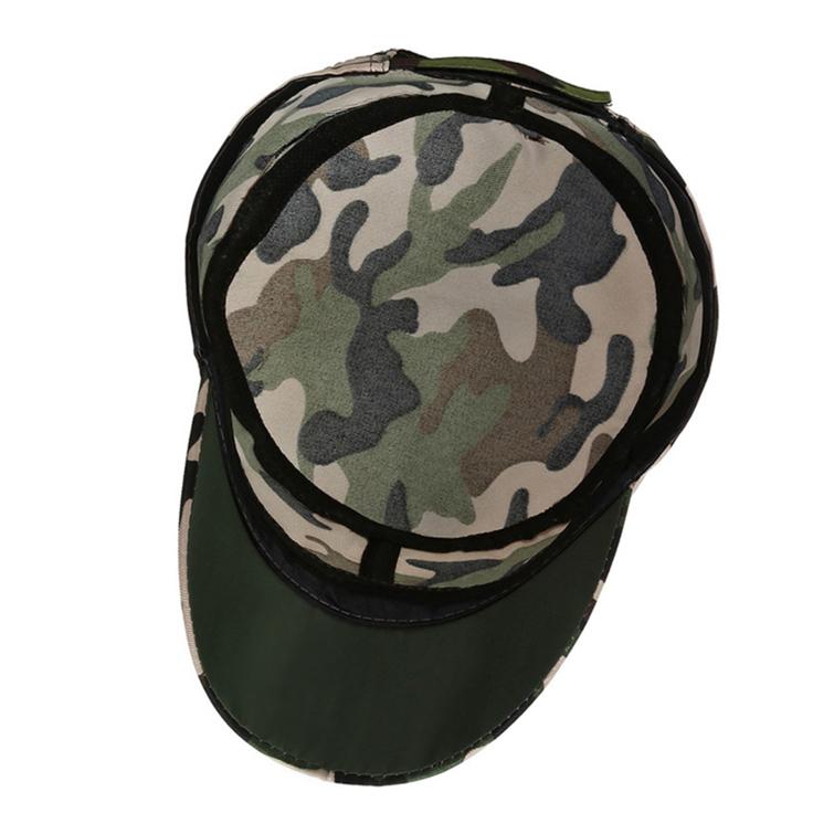 Men and Women Training Outing Camouflage Flat Caps Fashion Trendy Caps