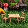 Accessories DIY Gifts Table and Chairs Micro Landscape Garden Furniture Ornament Mini Miniature