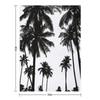 Palm Tree Silhouette - Throw Blanket Baby Nap Camping Designers Blankets