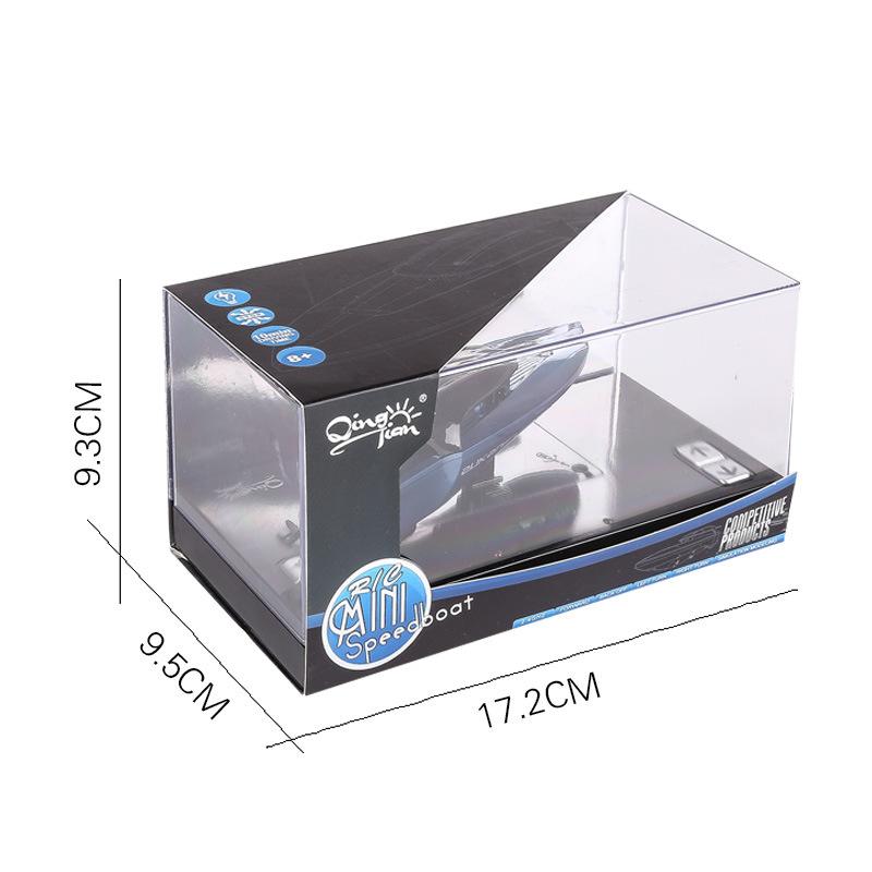 Многопользовательская мини-игровая скоростная лодка с дистанционным управлением 2.4G водонепроницаемая двухвинтовая вневодная индукционная подсветка RC игрушечная лодка
