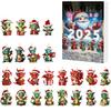 Christmas Dragon Advent Calendar 2025 24 Pcs Acrylic Dragon Pendant Countdown Calendar Holiday Gifts for Kids Adults