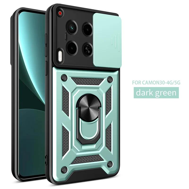 Ударопрочный Бронированный Чехол Funda Для Tecno Camon 30 Pro Чехол Со Сдвижной Защитой Камеры Для Tecno Camon 30 Premier Camon30 4G 5G Coque