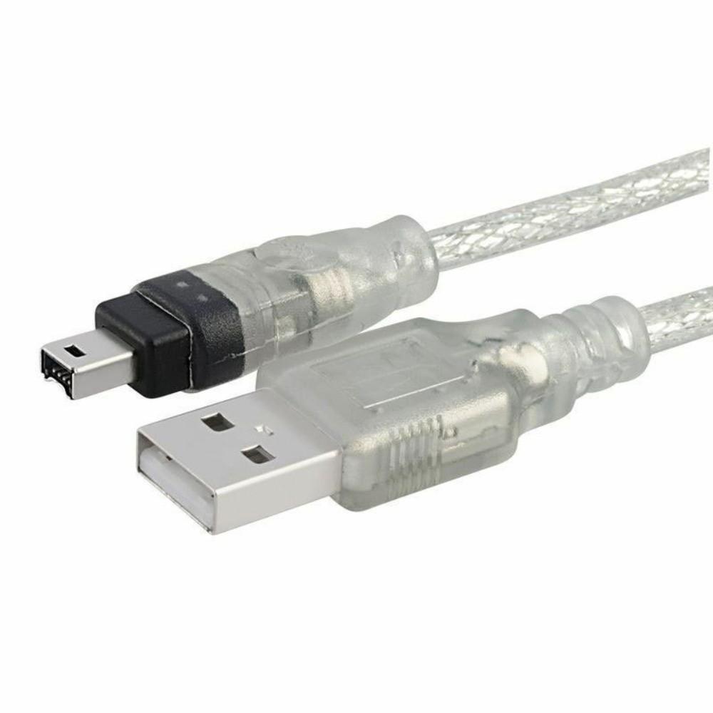 Male Connector 1394 Firewire Cable 1.5M/5ft USB To Firewire Adapter MINI DV Devices