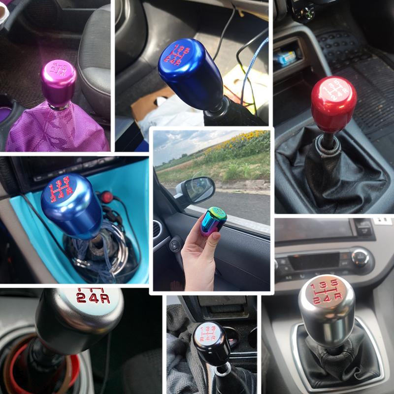 5-ступенчатая ручка переключения передач автомобиля, алюминиевая ручка переключения передач механической коробки передач, рычаг переключения передач, автоматическая M8 M10 M12, универсальная