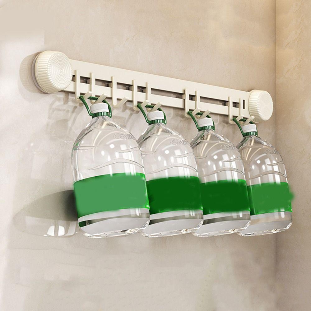 Carbon Steel Vacuum Sucker Towel Rack Punch Free Sundries Storage Hook Coat Hanger Kitchen