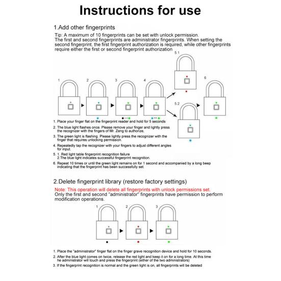 Умный замок с отпечатком пальца, перезаряжаемый через USB, биометрический замок без ключа, прочный сплав, уличный забор, школьный спортзал, шкафчик, электронный замок с отпечатком пальца
