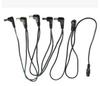 wsmith Multi-Head Single Effect Pedal Power Cable - 1 to 3/4/5/6/8 Elbow Topology