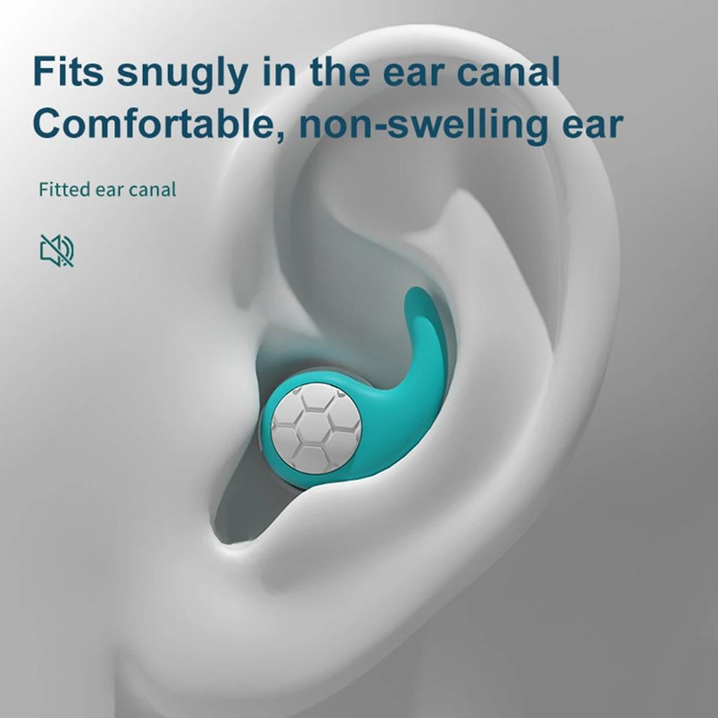 HUAK 1Pair Sleeping Ear Plugs Noise Reduction Tapones Oido Ruido Soft Oordopjes Earplug Waterproof Tapones Para Dormir Earplugs
