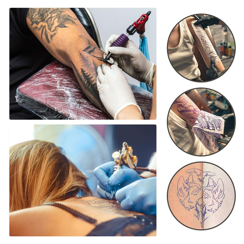 10 шт. Бумага для переноса татуировок, размер А4, 4 слоя, машинка для переноса татуировок от руки, термокопировальная бумага для трафарета, качественный трафарет