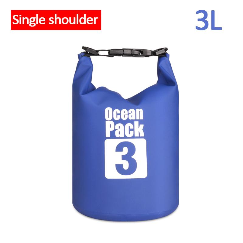 500D Waterproof Swimming Bag Dry Sack 2/5/10/15/20/30L Waterproof Floating Dry Gear Bags For Boating Fishing Rafting Swimming