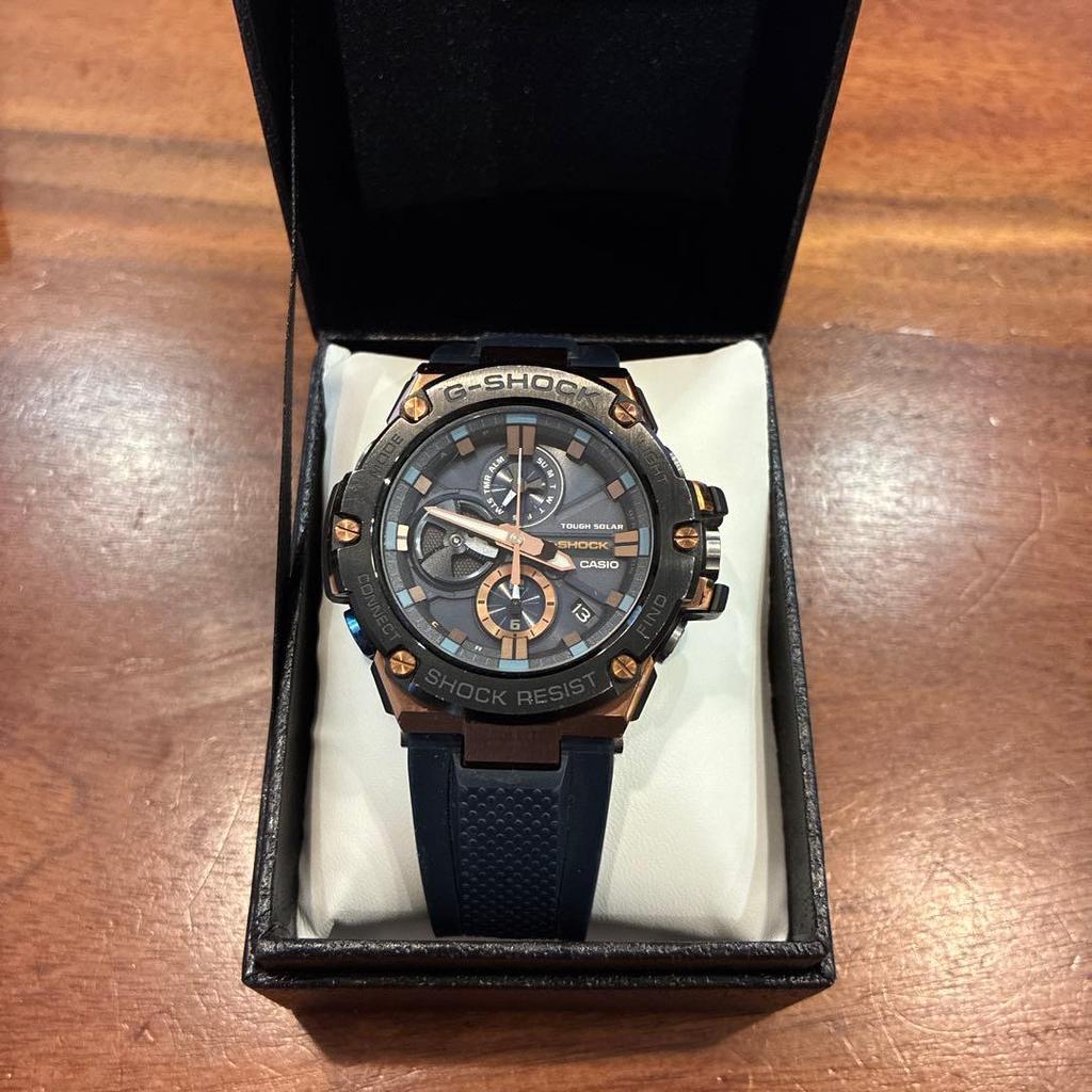 Б/у часы CASIO G-SHOCK G-STEEL GST-B100G-2AJF