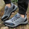 TUINANLE Men's Hiking Shoes Leather Outdoor Shoes Wear-resistant Men Trekking Walking Hunting Sneakers