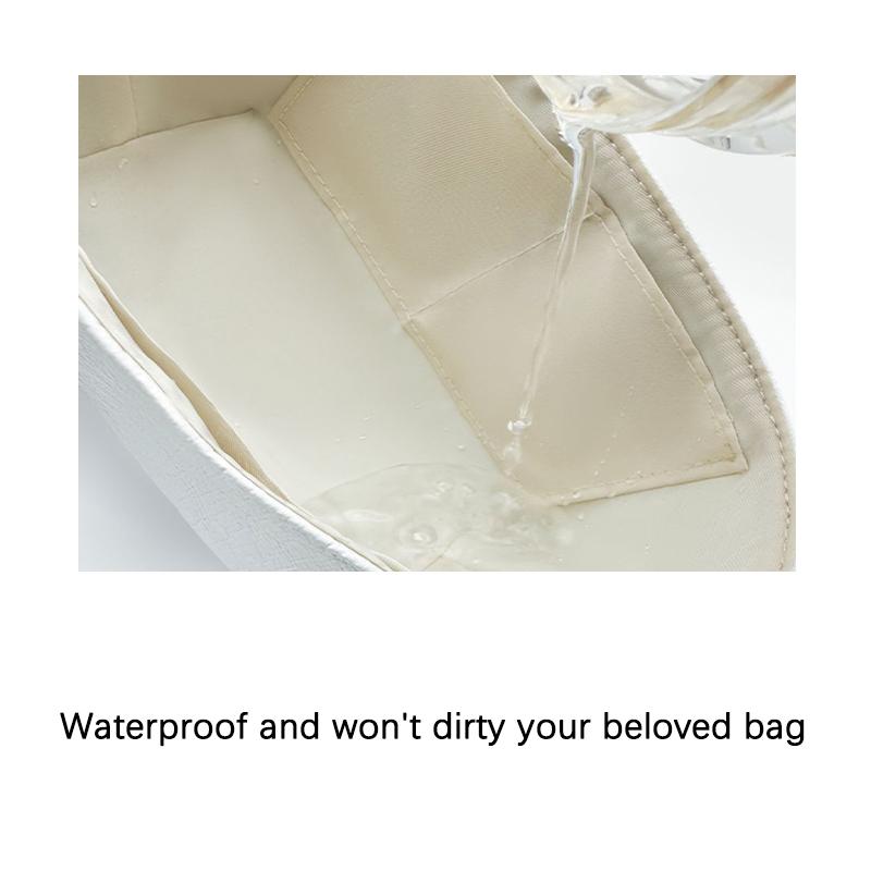 EverToner Microfiber Paper Liner Insert for Co-ch City 17 Bucket Bag Waterproof Lightweight Organizer with Storage Inner Support
