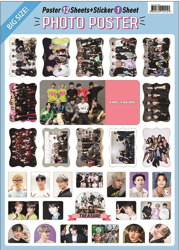 Treasure Goods 12 постеров 1 набор наклеек + (сокровище 2)