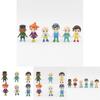 Delightful 6pcs Cocomelon Figures Jj Play Set Toy Miniatures Perfect For Kids Parties