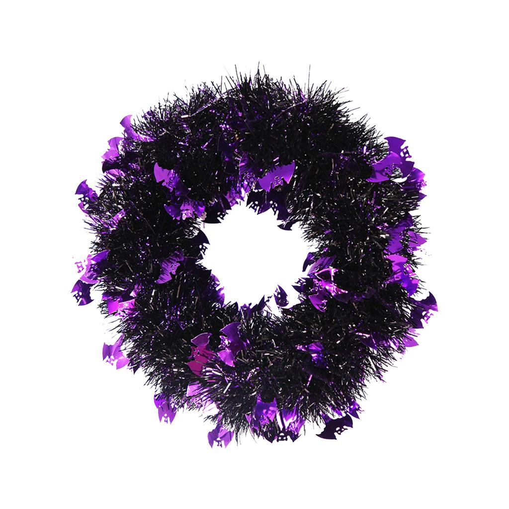 Хэллоуин передняя дверь венок висит гирлянда искусственный череп венок для стены Хэллоуин праздник