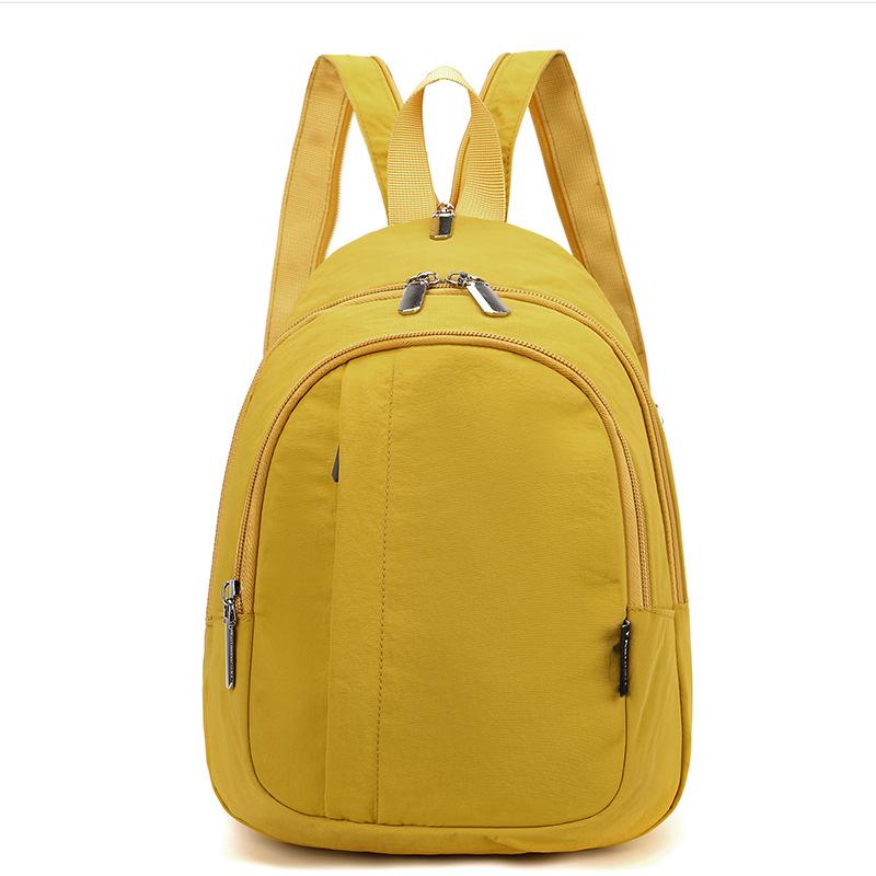 Women's Large Capacity Backpack Nylon Schoolbag Multi-Function Chest Bag
