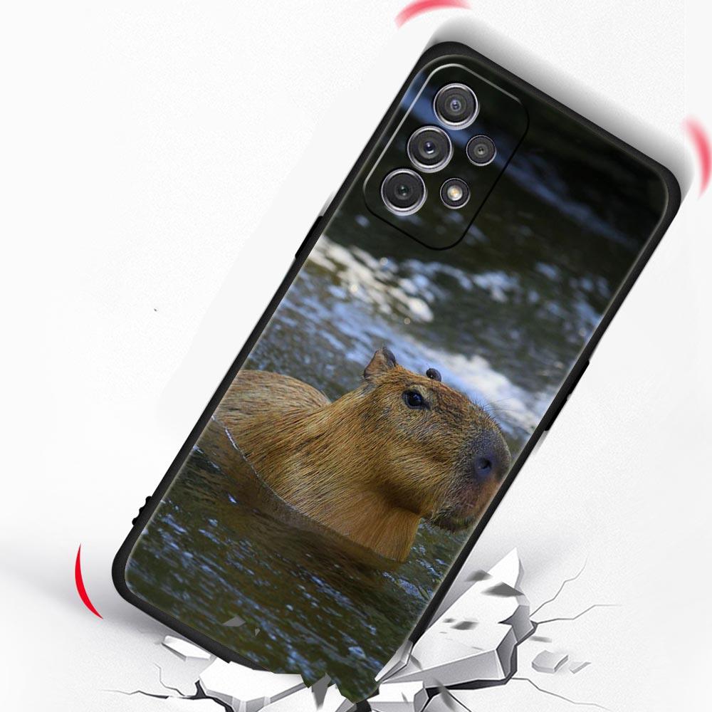 Cute Capybara Phone Case for Samsung Galaxy A51 A71 A21S A12 A11 A31 A41 A52 A32 A23 A33 A53 A73 A03S A13 5G A72 A54 A34 Cover