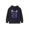 Li-Ning Fleece Pullover Sweatshirt With Back Print Unisex Sweatshirts Black AWDRH49-1
