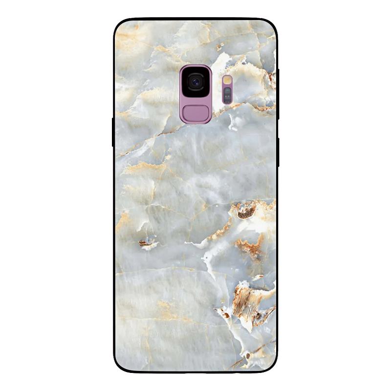 Чехол для Samsung Galaxy S9 Plus SM-G965F G965 S9Plus Мраморный Рисунок Мягкий Матовый Силиконовый Задний Чехол для Samsung S9 S9+ Полный Чехол