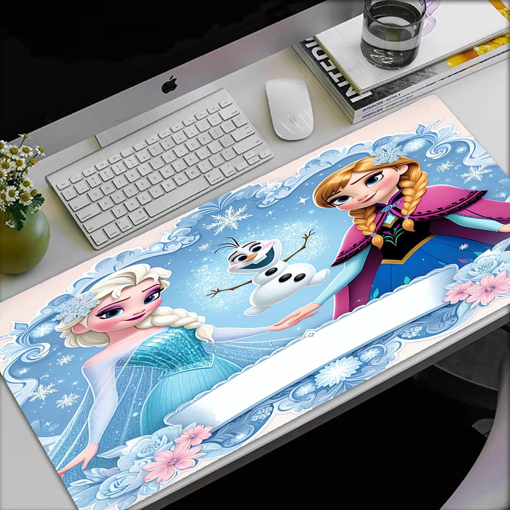 Elsa Theme Mouse Pad, Non Slip Rubber Base, Multifunctional Office & Home Decor, Perfect for Workspace Personalization.