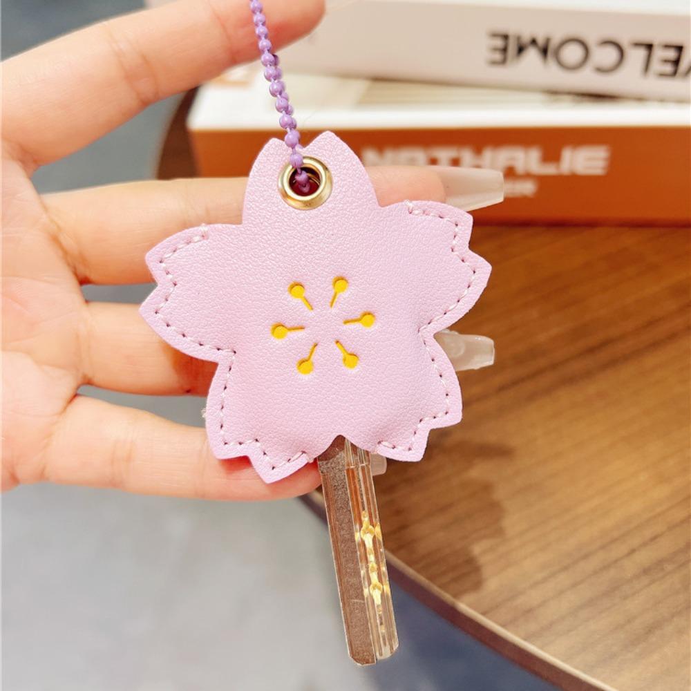 Multicolor Mini Key Case Flower Cartoon Protective Case High Quality Key Accessories