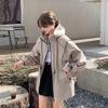 Workwear Hooded Windbreaker Jacket for Small Women Autumn New Loose Waist Design College Style Jacket