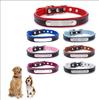 Customized Name Dog Adjustable Personalized Dog Collar Leather Puppy ID Name Custom Engraved XS-XL