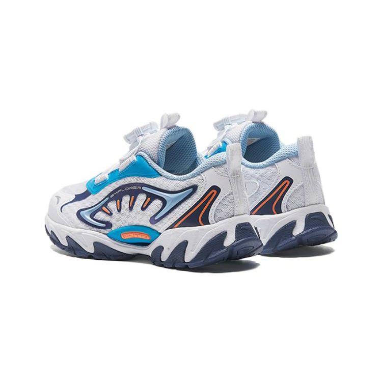 Anta Kids Honghu 3.0 Sports Comfortable Non-Slip Wear-Resistant Casual Shoes Kids Casual Shoes White Blue 312339923-3