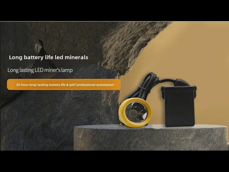 Светодиодный фонарь для горнодобывающей промышленности, устанавливаемый на голову: Прочный, долговечный фонарь для подземных и безопасных работ