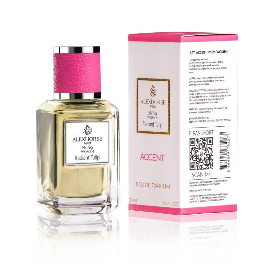 Eau de Parfum for Women Alex Horse Radiant Tulip ACCENT 50 ml AA-069