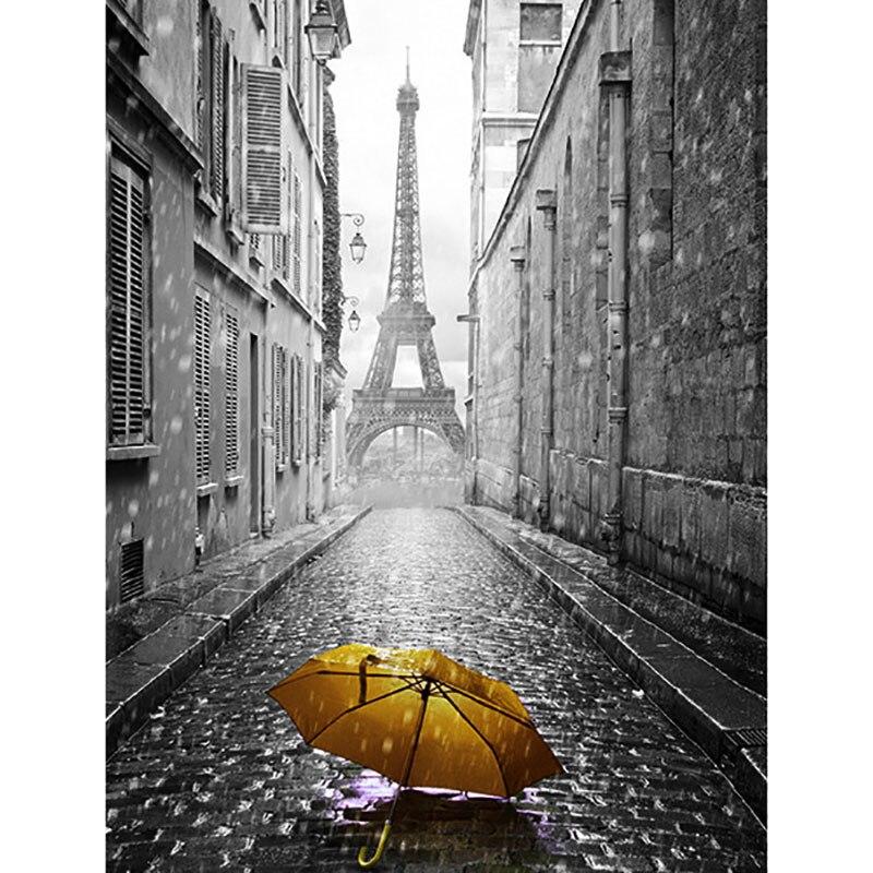 Street Painting 5d Diy Diamond Scene Diamond Embroidery Full Round Drill Mosaic Landscape Cross Stitch Home Decor Gift