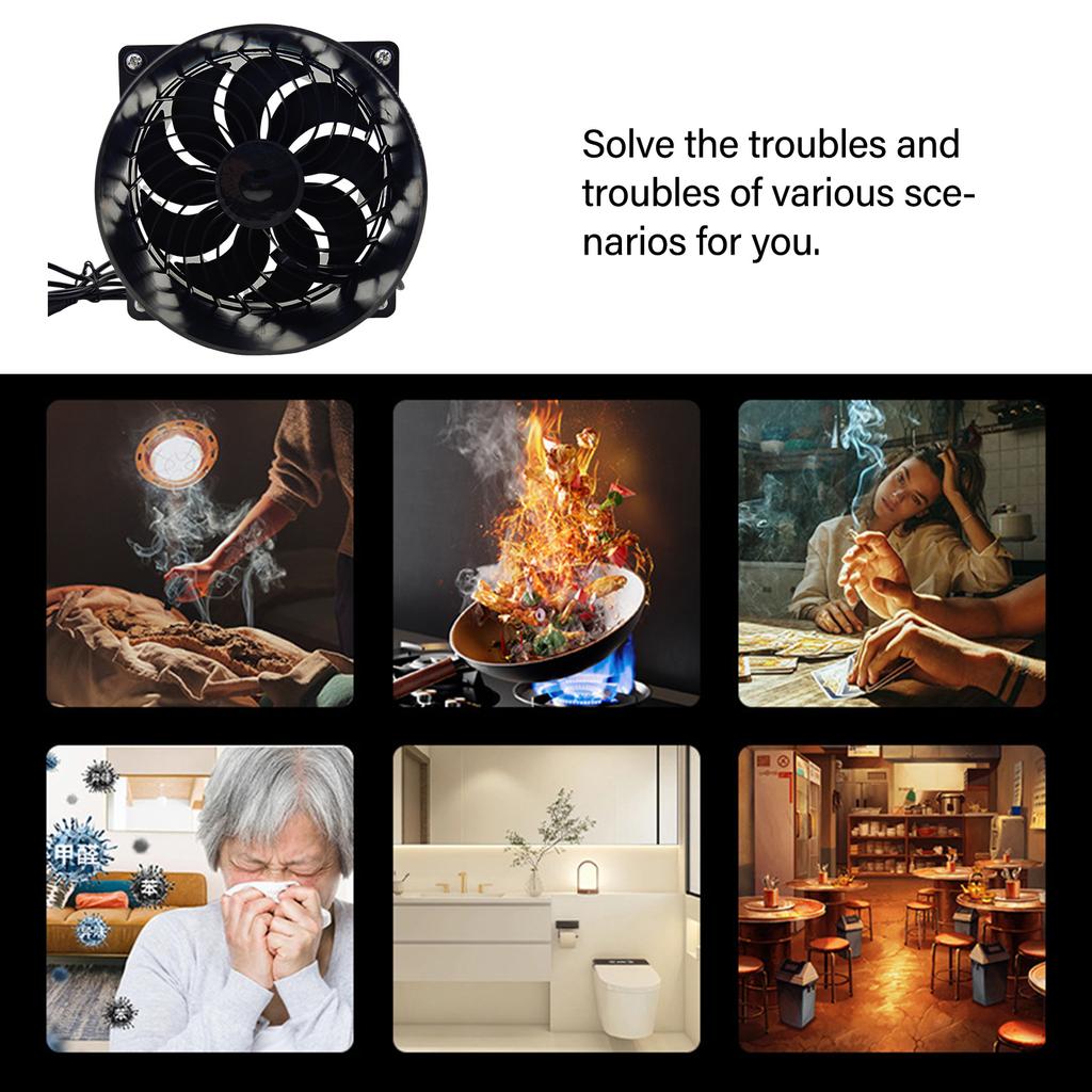 Комплект вытяжного вентилятора на солнечной энергии для домика для питомцев, курятника и теплицы. Энергоэффективное решение для охлаждения.