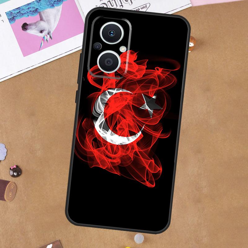 Чехол Турция Турецкий флаг для OPPO Reno 11 10 Pro 8 7 6 5 4 Lite 8T 5Z 4Z 11F OPPO Find X5 X6 Pro X2 Neo X3 Lite