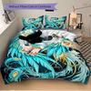 3pcs Fantasy Phoenix Duvet Cover Set - Includes 1 Duvet Cover and 2 Pillowcases, No Quilt Core, All-Season Home Decor yy251111017