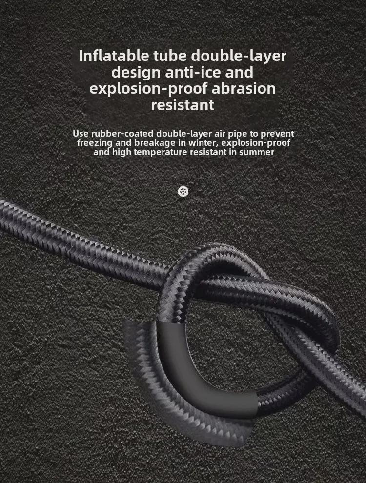 Цифровой дисплей портативный мини умный электрический автомобильный насос для шин с подсветкой