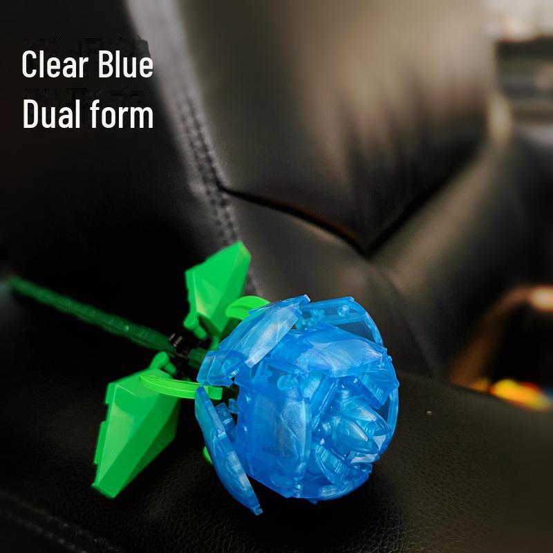 Трансграничные цветочные строительные блоки: Совместимый с Lego набор игрушек для сборки розы, подсолнуха и тюльпана