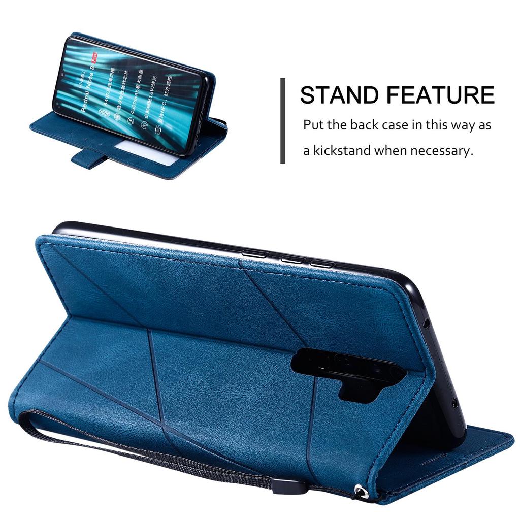 Кожаный кошелек-книжка-книжка с откидной крышкой и подставкой и слотом для кредитной карты с магнитной застежкой для Samsung Huawei iPhone Xiaomi